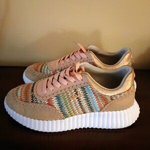 LA STRADA MULTICOLOR KNITTED FASHION SNEAKERS